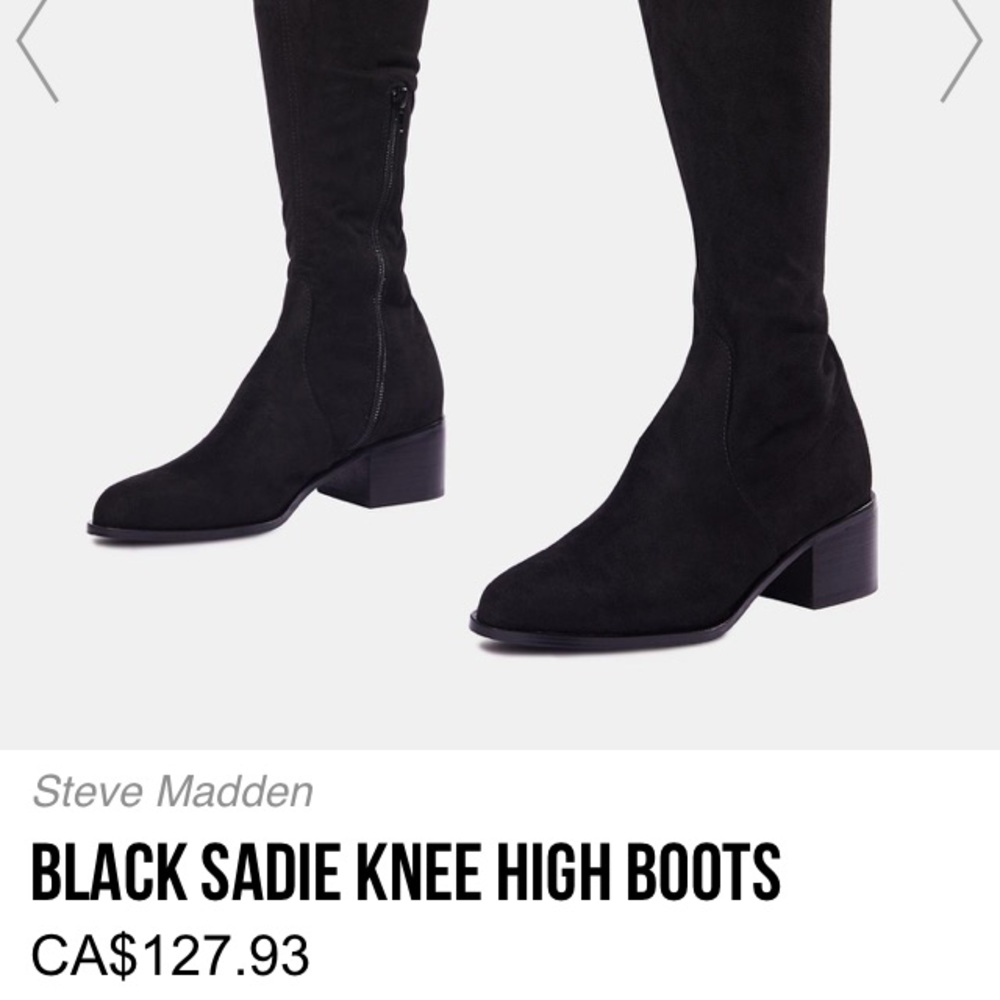 OTK Steve Madden over the knee boots